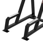 Máquina para Fondos y Abdominales con Estructura Ergonómica para Tríceps y Core en Gimnasio Negro