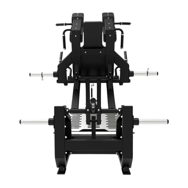 Máquina de Sentadilla Guiada Pro Sculpt con Plataforma Inclinada y Acolchados Ergonómicos Negro