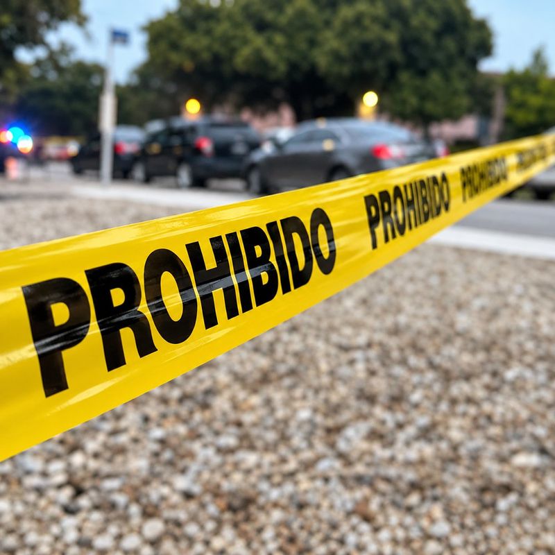 Cinta de Señalización Prohibido Amarilla de 100 Metros
