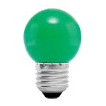 Bombilla LED de 1W G45 Tipo Globo Verde Pequeña
