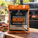 Pellets de Madera Nuez Premium para BBQ con Sabor Ahumado Intenso para Carnes 20 Libras