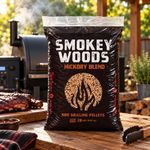 Pellets de Madera Nuez con Sabor Ahumado Fuerte para Costillas, Cerdo y Pollo 20 Libras