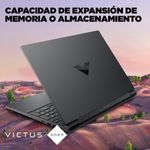 Laptop Gaming Victus 15-fb0125la con Ryzen 7 RTX 3050 16 Gb RAM y 512 Gb SSD