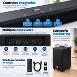Barra de Sonido Cinema SB580 3.1 Canales de 440 W con Subwoofer Inalámbrico Negro