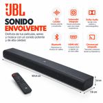 Barra de Sonido Cinema SB510 3.1 Canales de 200 W con Subwoofer Integrado y Cable HDMI ARC Negro