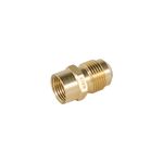 Niple Campana de Latón de 1/2 x 3/8 Plg con Rosca Flare y NPT para Gas Propano Líquido y Natural