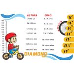 Bicicleta BMX Rin 12 Freno V Celeste - Starlight