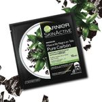Mascarilla En Tela Para Rostro Detox Black - Garnier