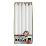 Vela Taper 230/2Omm Caja 10 Unid Blanco - Bolsius