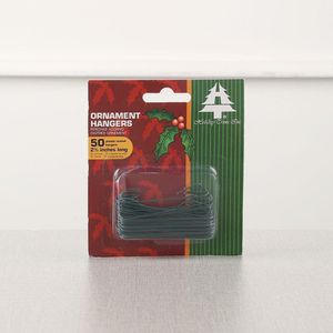 Ganchos para Adornos 50 Pzas Verde