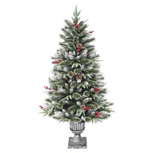 Árbol de Navidad Nevado en Maceta 1.20 Metros