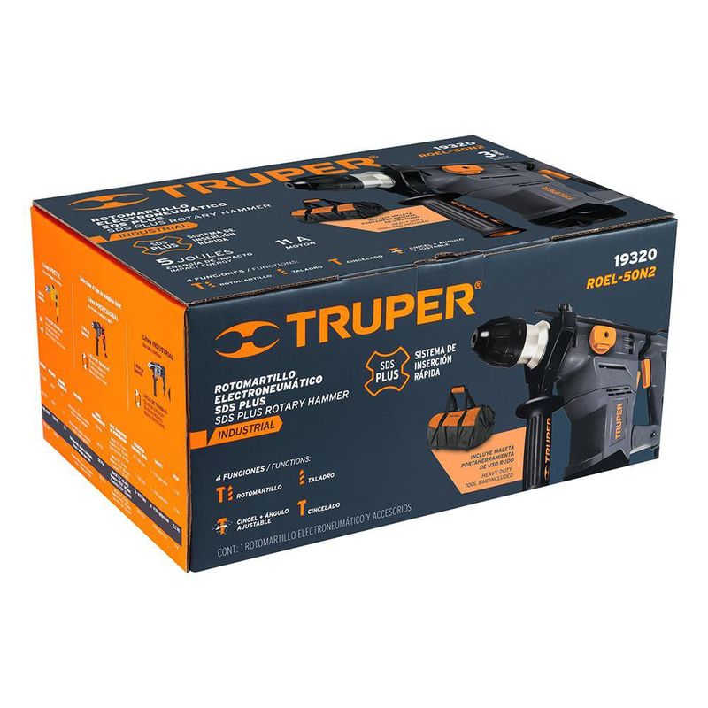 Rotomartillo SDS Plus 5 Joules de 1500 W