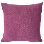 Cojín Relleno con Acabado Texturizado Morado Vibrante 40 x 40 Cm