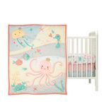 Set De Cuna Neblina De Océano 3 Pzas - Lambs Ivy