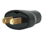 Espiga 125V 15A Hule Negro - Volteck