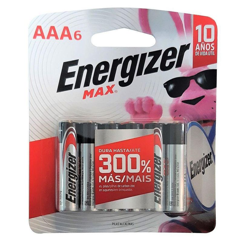 Batería Alcalina Aaa 6U - Energizer