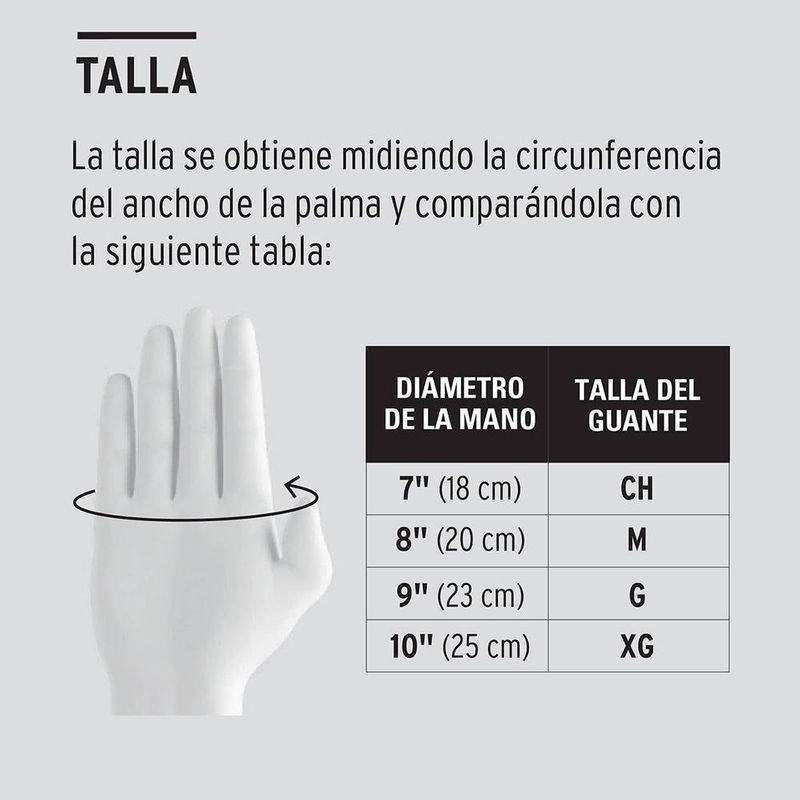 Guante De Hule Para Mecánica Talla L - Truper