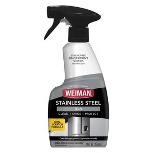 Limpiador y Pulidor en Spray para Acero Inoxidable 355 Ml