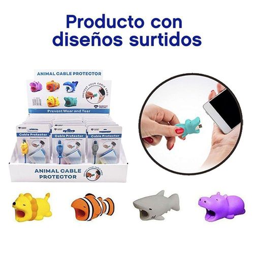 Protector De Cables Animalitos Diseños Surtidos - Diamond Vision