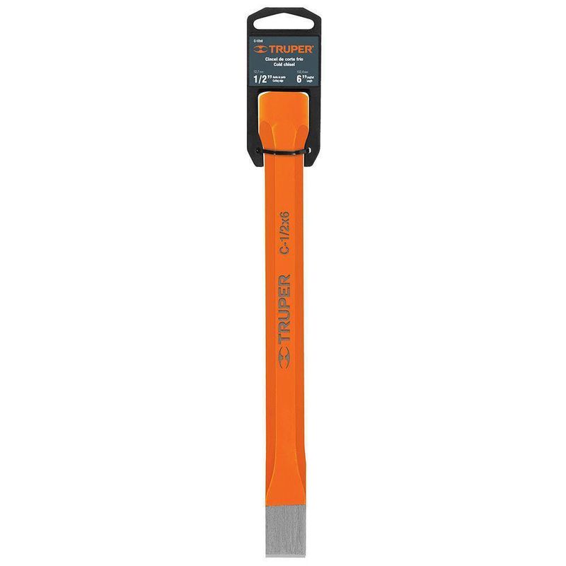 Cincel De 1/2 Plg X 6 Plg Acero Cromo Vanadio - Truper