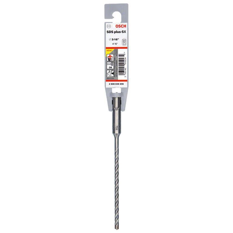 Broca Para Concreto SDS Plus-5X De 3/16X4 Plg- Bosch