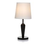 Lámpara De Mesa 'Clásica' Base Negra 1Bombillox40Wmax - Zlumini