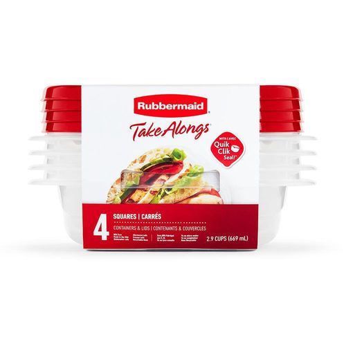 Set de 4 Contenedores de 2.9 Tazas