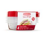 Set De 4 Contenedores De 2.9 Tazas - Rubbermaid