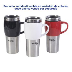 Taza Térmica con Tapa 16 Oz Colores Surtidos