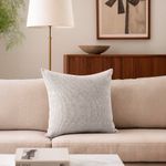 Cojín Relleno Decorativo Texturizado Beige 40 x 40 Cm