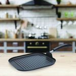 Plancha Acanalada Negra 28 Cm - Nordika