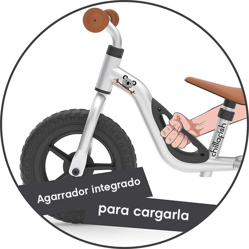 Bicicleta De Balance Para Niño Rin 12 Charlie Multicolor - Chillafish