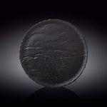 Plato De Porcelana Color Negro Para Cena 11 Plg - Wilmax