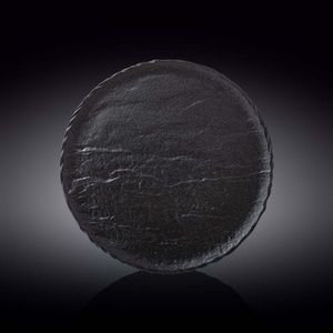 Plato de Porcelana Color Negro para Cena 11 Plg