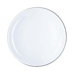 Plato Naturali para Postre de Vidrio Templado 8.4 Plg