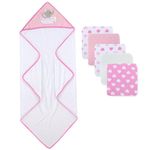 Set De Toalla De Baño Y Paños Diseño Elefante - Baby Essentials