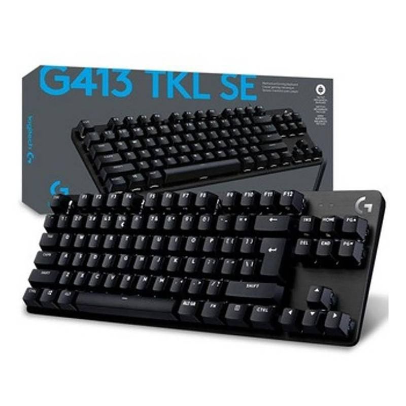 Teclado Mecánico Negro Para Juegos G413 TKL SE - Logitech