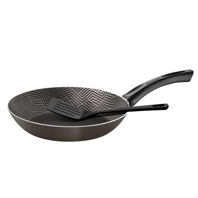 Sartén Con Espátula Paris De 28 Cm Negro - Tramontina
