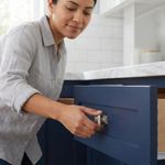 Perilla Amerock Candler para Mueble Acabado Color Níquel de 32 mm