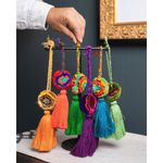 Pompón Elaborado Artesanalmente Rojo