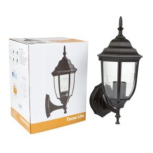 Farol de Pared para Exterior Bronce Negro