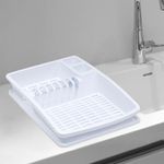 Escurridor Y Bandeja Plástica Para Platos