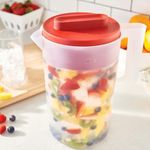 Pichel De Plástico Rojo Con Mango 3.78 L - Rubbermaid