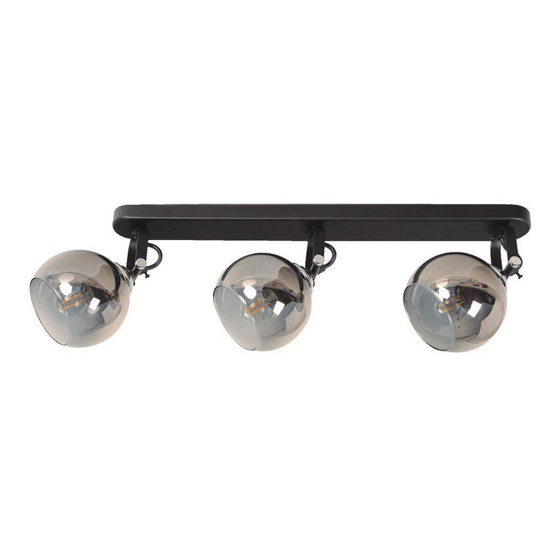 Lámpara Reflectora Para Techo Negra De 3 Luces 40 W - Zlumini