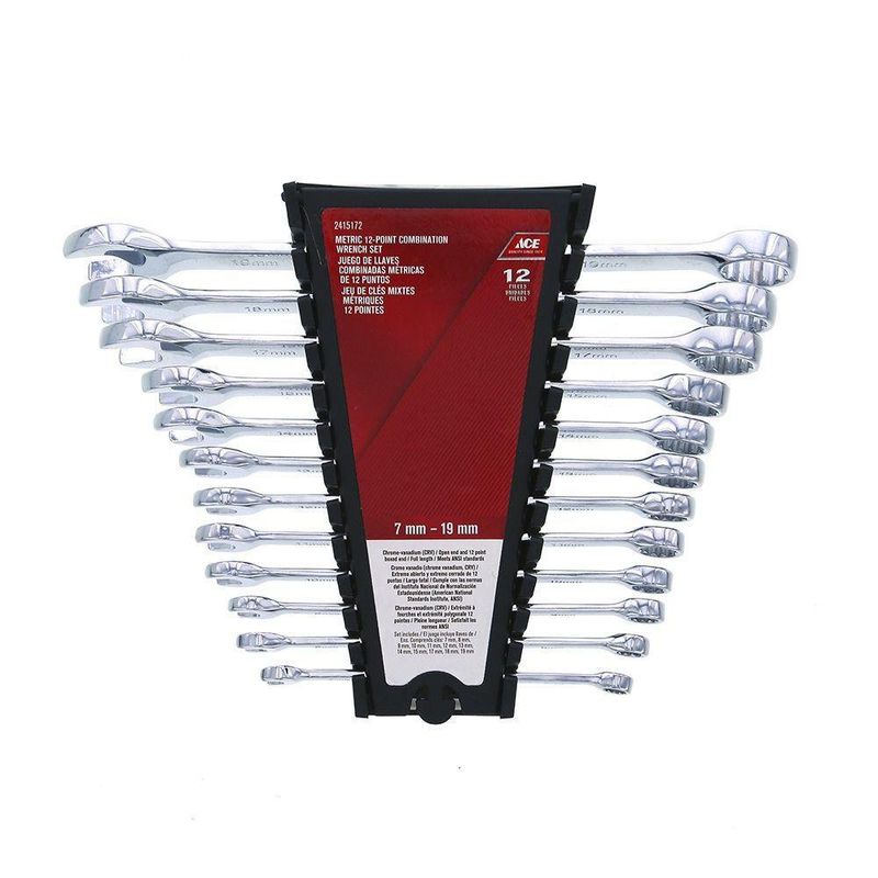 12 Piezas Llaves Cola Corona Mm - Ace