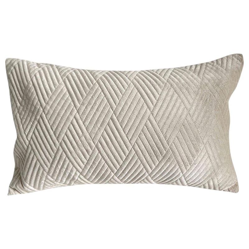 Cojín Relleno Decorativo  Beige 30 x 50 Cm