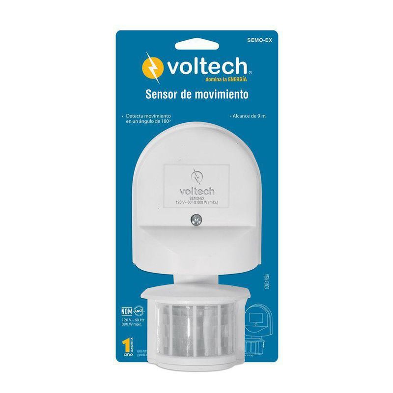 Sensor De Movimiento De 180 Grados - Volteck