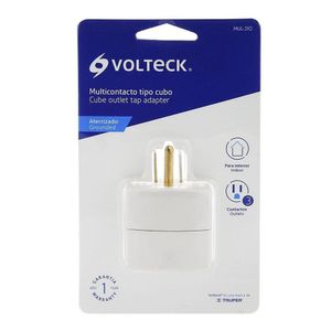 Adaptador Aterrizado Con 3 Entradas - Volteck