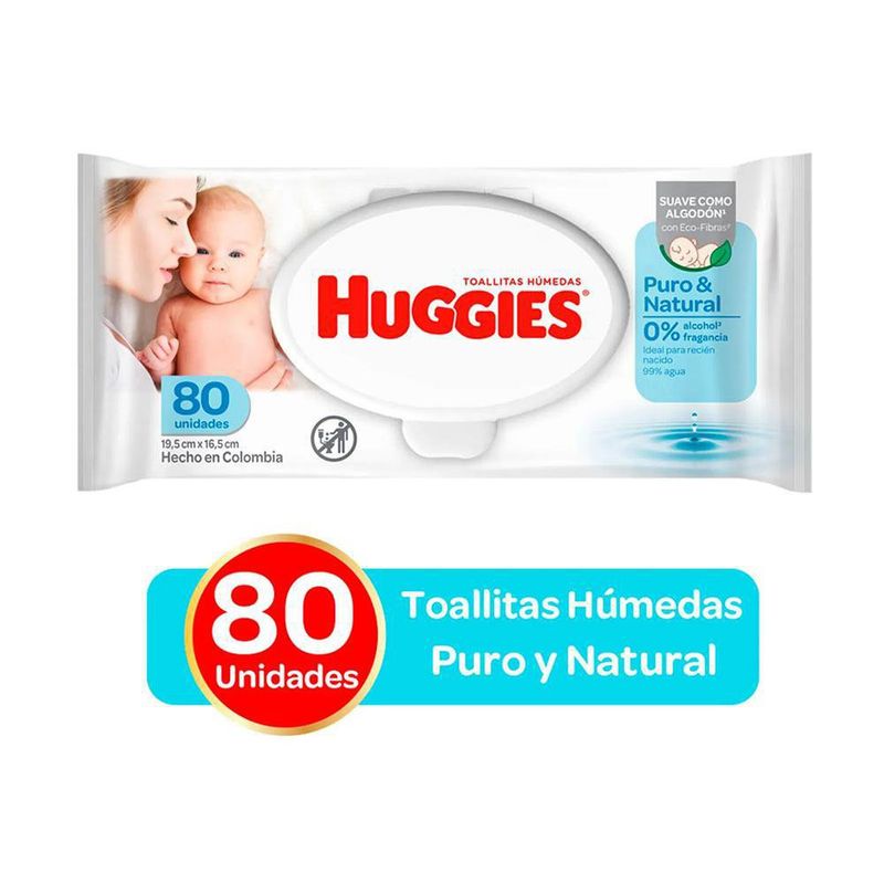 Toallitas Húmedas 80 Pzas - Huggies