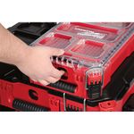 Caja Organizadora Con 5 Divisiones Rojo - Milwaukee Electric